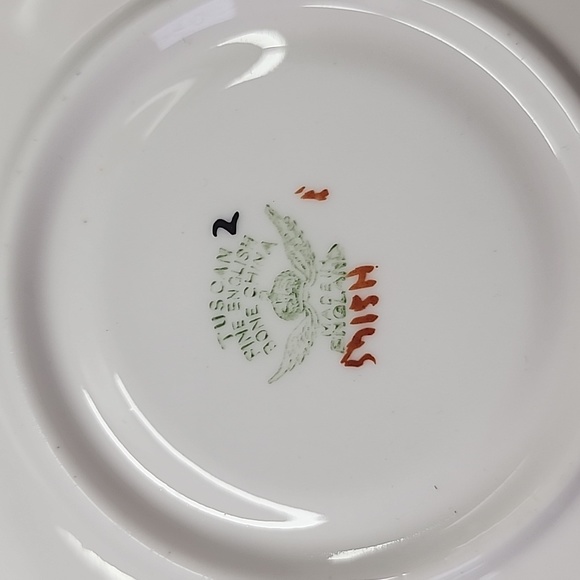 Tuscan Pink Floral Spray Fine English Bone China Demitasse Cup & Saucer - Picture 5 of 7